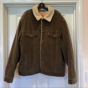 VINTAGE Levi’s Corduroy Sherpa Trucker Jacket